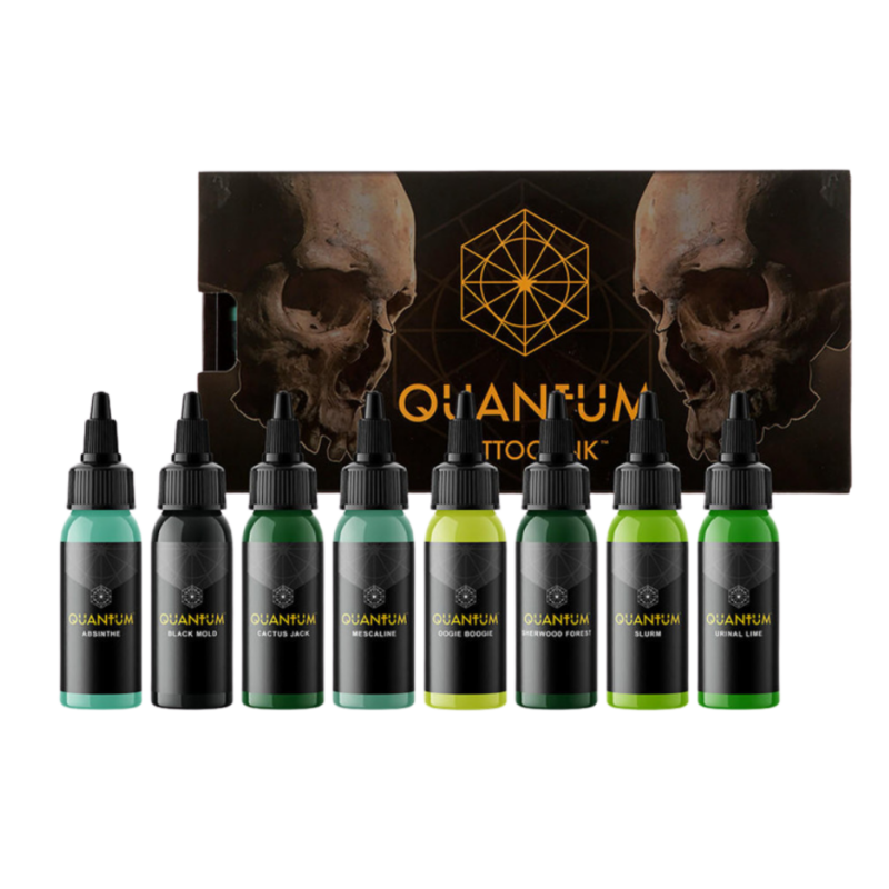 QUANTUM ORIGINALS Green Set of 8